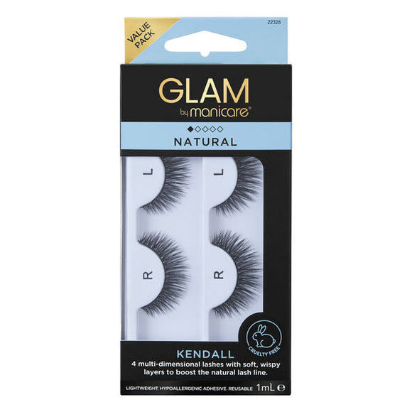 Kendall Mink Effect Lashes - 2 Pack